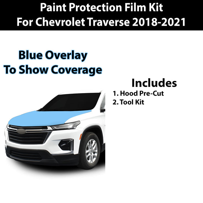 Fits Chevy Traverse 2018 - 2021 Precut Premium Paint Protection Film Clear Bra PPF Decal Film Kit - Bogar Tech Designs