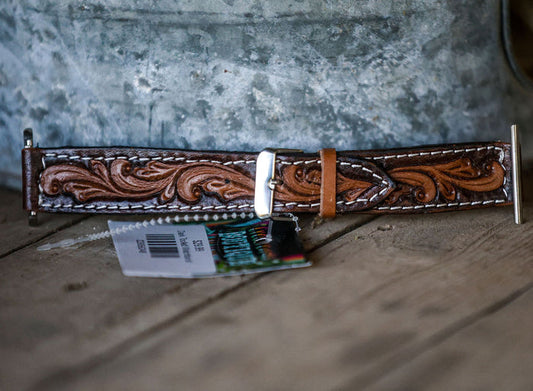 Dark Tooled Watchband