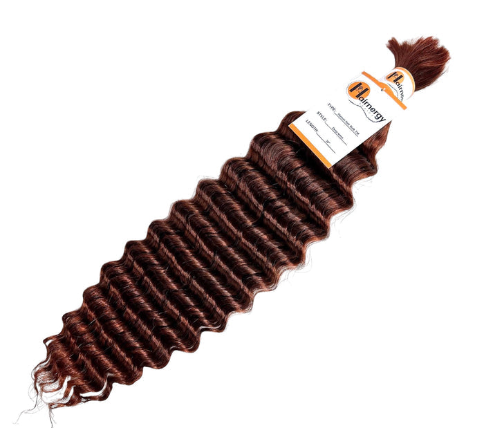 Deep Wave Bulk Hair Extensions for Braiding 100% Human Hair 100g