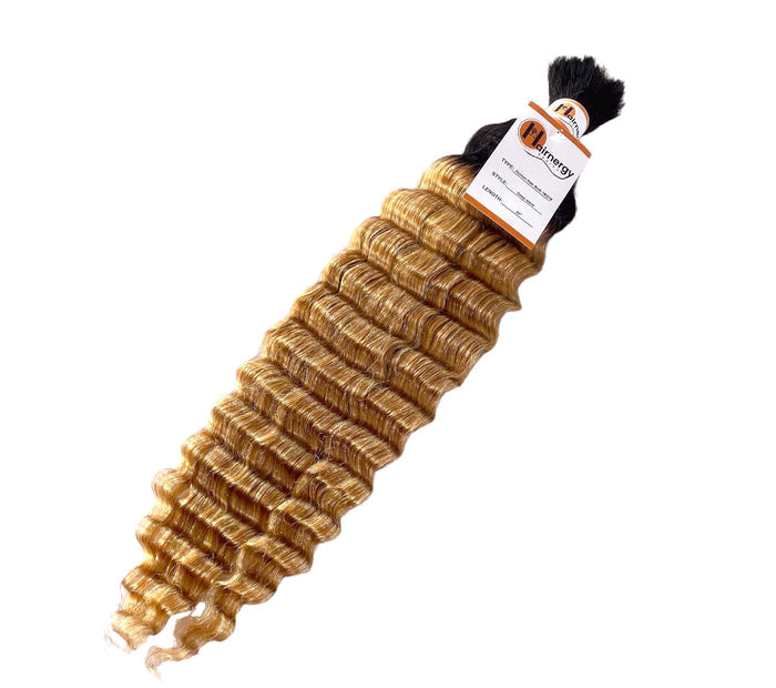 Deep Wave Bulk Hair Extensions for Braiding 100% Human Hair 100g