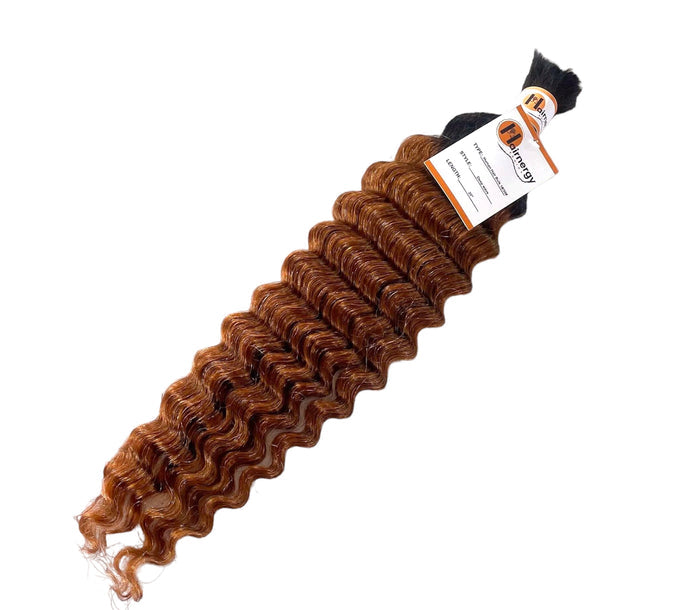 Deep Wave Bulk Hair Extensions for Braiding 100% Human Hair 100g