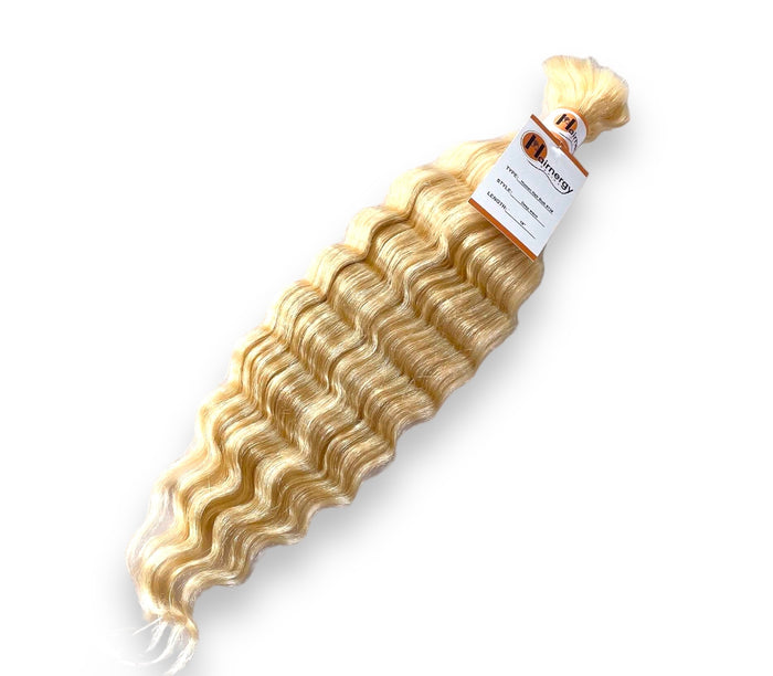 Deep Wave Bulk Hair Extensions for Braiding 100% Human Hair 100g