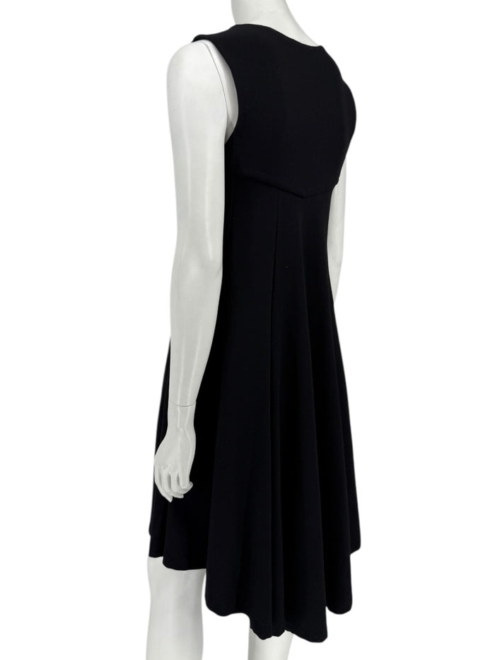 Diane von Furstenberg Sleeveless A-Line Knit Dress – Black - Size 0