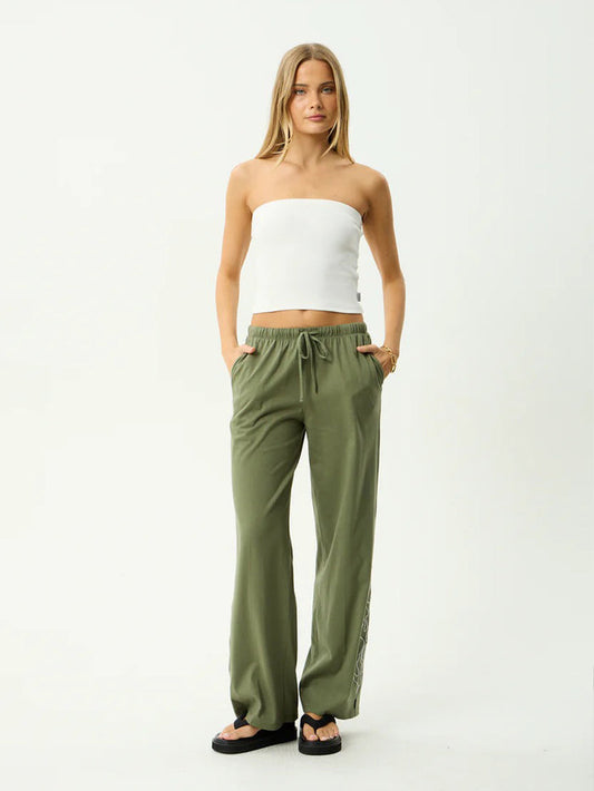 Dirts - Recycled Jersey Pant | Deep Olive-Image 1