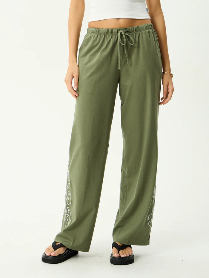 Dirts - Recycled Jersey Pant | Deep Olive-Image 2
