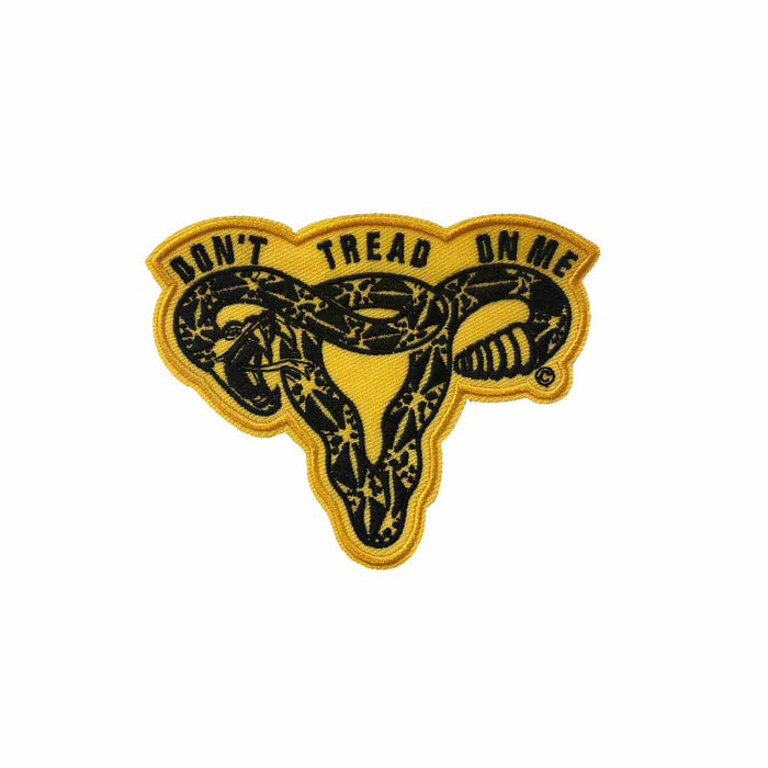 don't read on me uterus rattlesnake patch