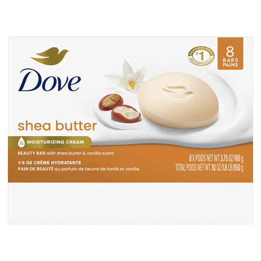 Dove Beauty Purely Pampering Shea Butter with Warm Vanilla Beauty Bar Soap