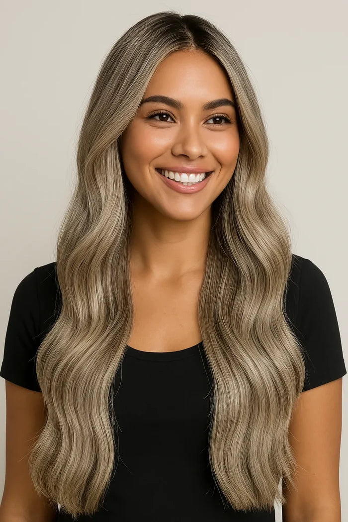 Espresso Highlight Blend (2/60) Seamless Clip-Ins