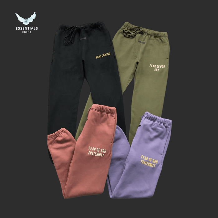 Essentials Sweatpants – Split Panel Series - ESSENTIALS EGYPT