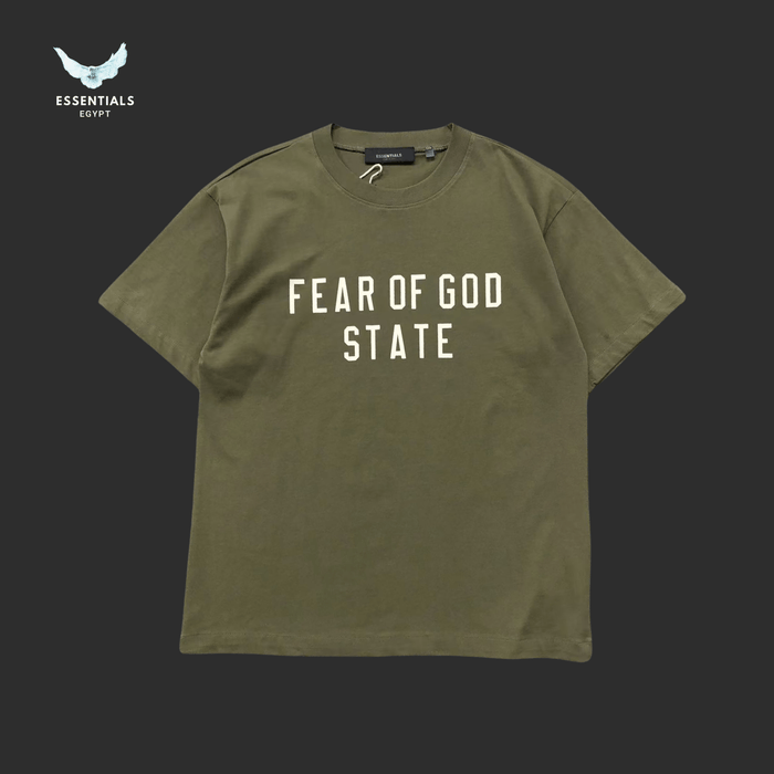 Essentials Fear of God T-Shirt – STATE Logo Pack - ESSENTIALS EGYPT