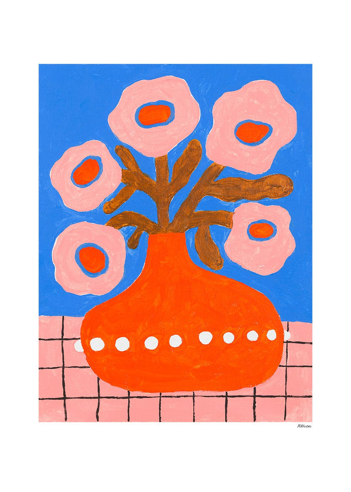 Flowers In a Pearl Vase by Madelen Möllard
