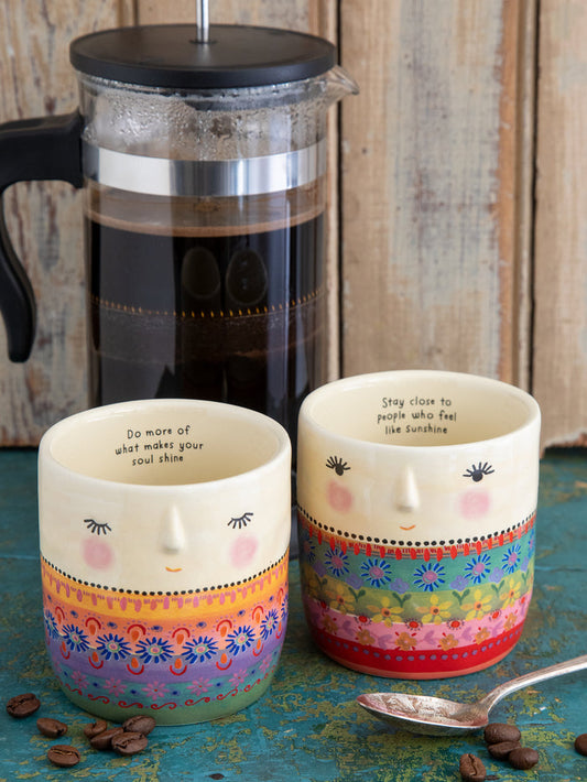Set of 2 Folk Friend Mugs-view 1
