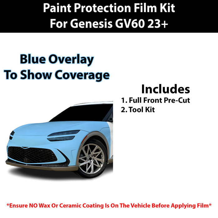 Fits Genesis GV60 2023+ Precut Premium Paint Protection Film Clear Bra PPF Decal Film Kit - Bogar Tech Designs