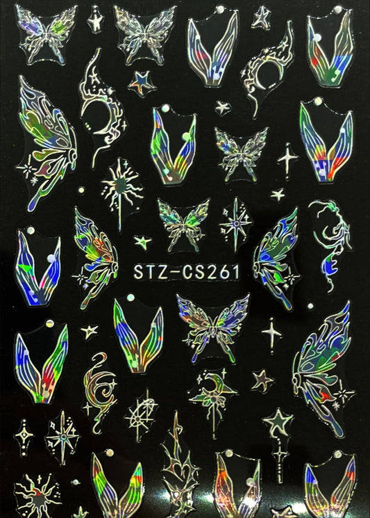 Glass Effect Butterfly Decal | Lula Beauty