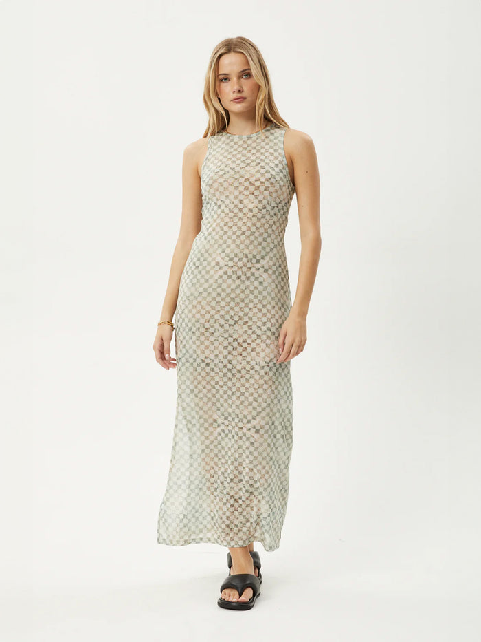 Glasshouse - Recycled Sheer Maxi Dress | Sand-Image 1