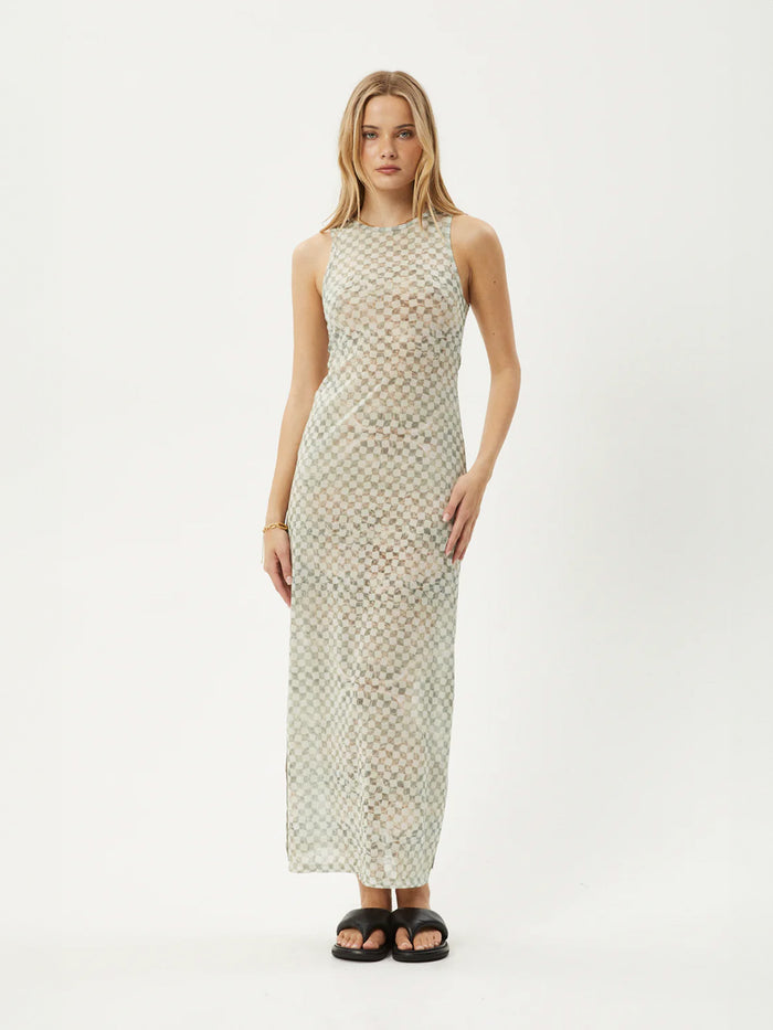 Glasshouse - Recycled Sheer Maxi Dress | Sand-Image 4