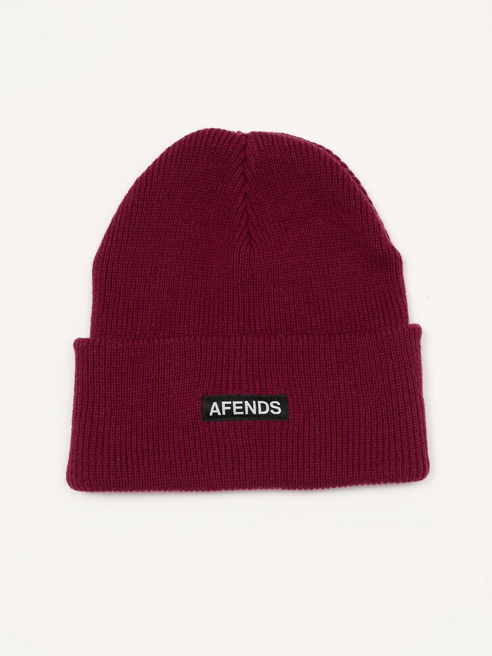 Hometown - Recycled Beanie | Burgundy-Image 1