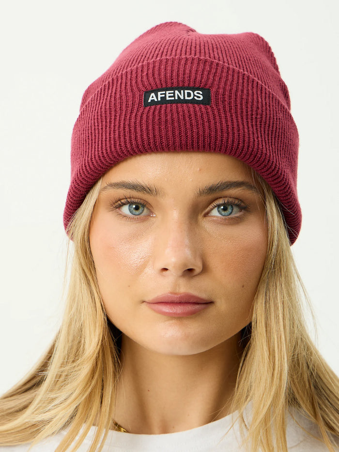 Hometown - Recycled Beanie | Burgundy-Image 2