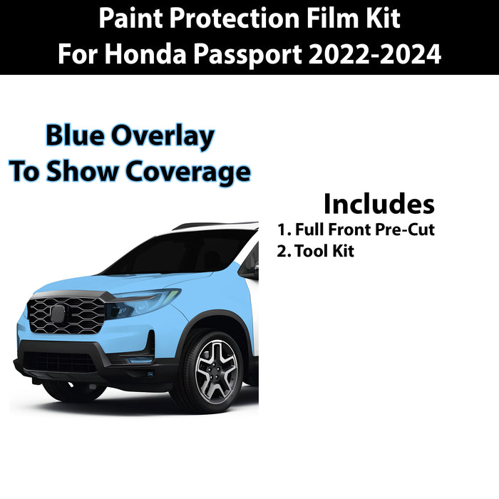Fits Honda Passport 2022+ Precut Premium Paint Protection Film Clear Bra PPF Decal Film Kit Coverage - Bogar Tech Designs
