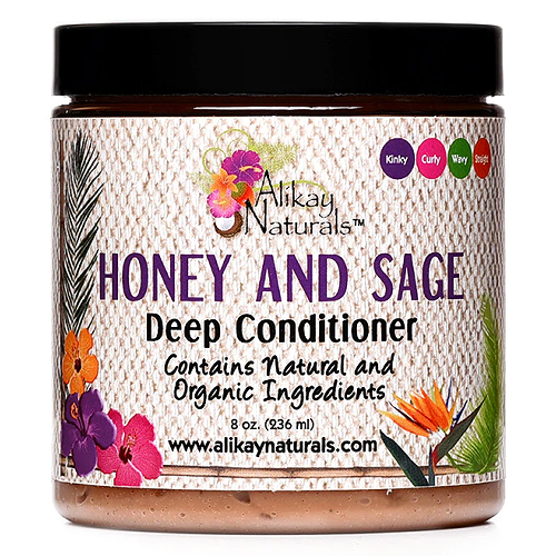 HONEY AND SAGE Deep Conditioner 8oz by ALIKAY NATURALS