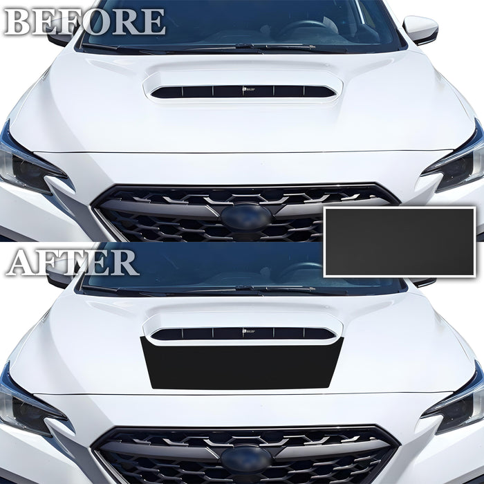 Hood Scoop Vinyl Overlay Decal Stickers Fits Subaru WRX 2022 - 2024 - Bogar Tech Designs