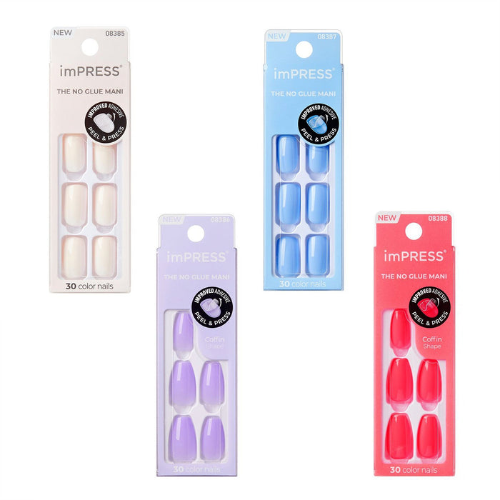 imPRESS Color Press-On The No Glue Mani 30 Nails - ikatehouse
