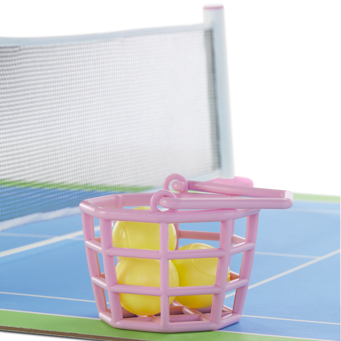 Isabel™ & Nicki's™ 2-in-1 Tennis Court & Skate Spot for 18-inch Dolls (Historical Characters)