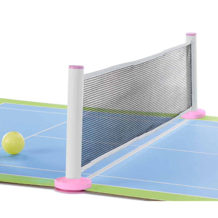Isabel™ & Nicki's™ 2-in-1 Tennis Court & Skate Spot for 18-inch Dolls (Historical Characters)