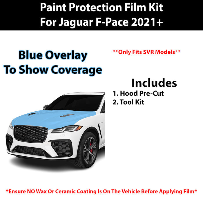 Fits Jaguar F - Pace (SVR) 2021+ Precut Premium Paint Protection Film Clear Bra PPF Decal Film Kit Cover - Bogar Tech Designs