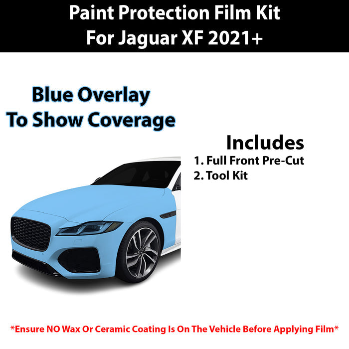 Fits Jaguar XF R - Dynamic SE 2021+ Precut Premium Paint Protection Film Clear Bra PPF Decal Film Kit - Bogar Tech Designs