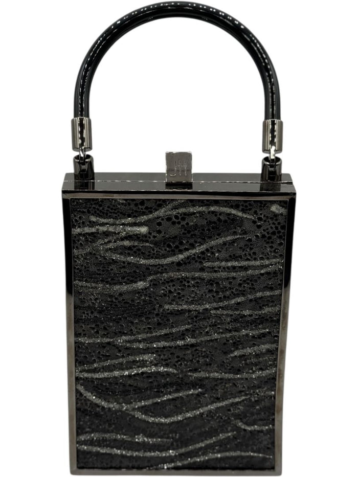 Jill Haber “Sebastian” Beaded Box Clutch – Very Good Pre-Owned Condition – Made-to-Order Luxury