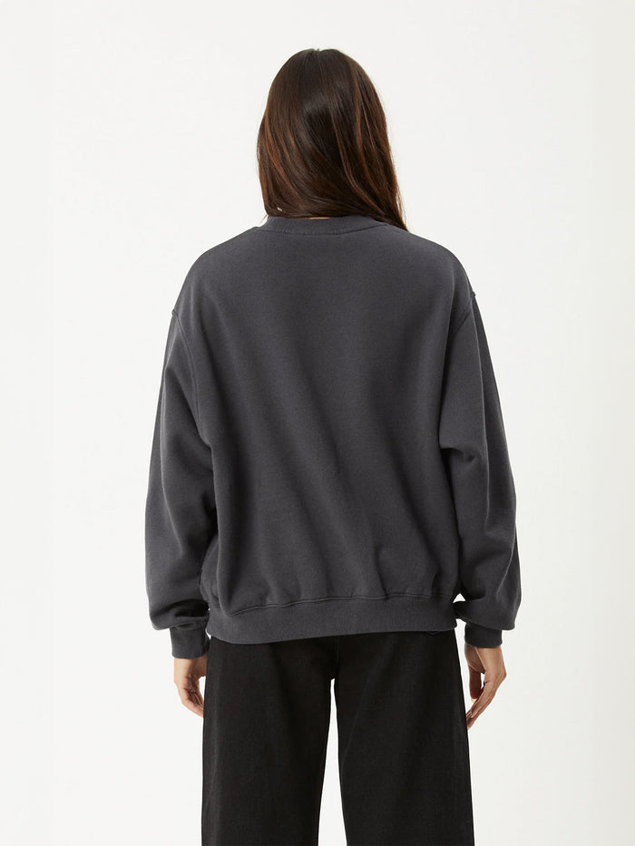 Karlee - Recycled Crew Neck | Charcoal-Image 3