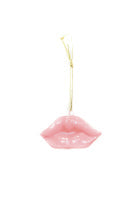 Kersthanger - Lip - Keramiek - Licht Roze - 6,5x2x4cm