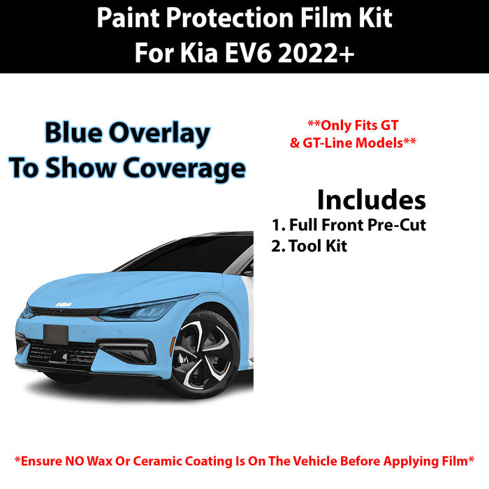 Fits Kia EV6 (GT/ GT - Line) 2022+ Precut Premium Paint Protection Film Clear Bra PPF Decal Film Kit Cover - Bogar Tech Designs
