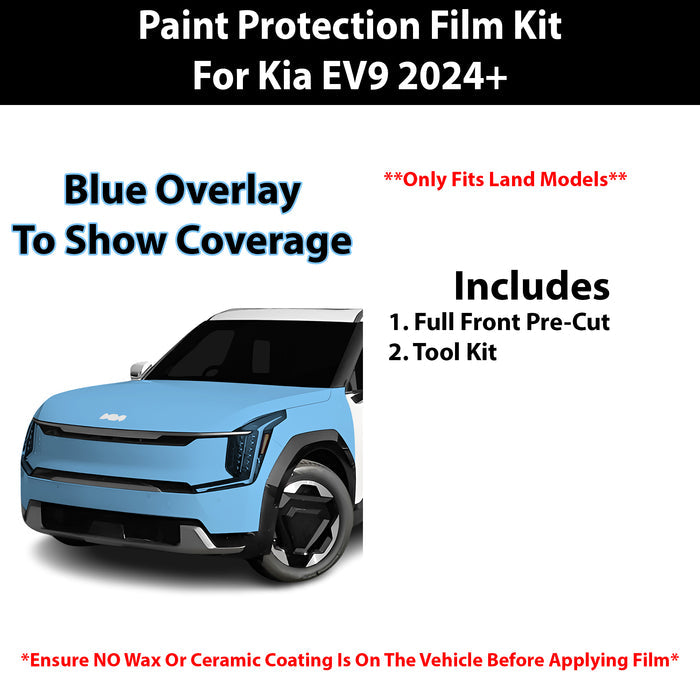 Fits Kia EV9 (Land) 2024+ Precut Premium Paint Protection Film Clear Bra PPF Decal Film Kit - Bogar Tech Designs