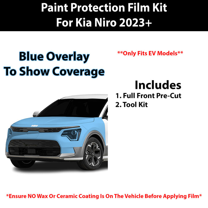 Fits Kia Niro EV 2023+ Precut Premium Paint Protection Film Clear Bra PPF Decal Film Kit - Bogar Tech Designs