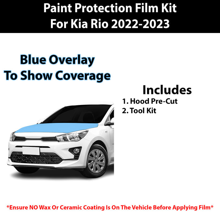 Fits Kia Rio 5 2022 - 2023 Precut Premium Paint Protection Film Clear Bra PPF Decal Film Kit - Bogar Tech Designs