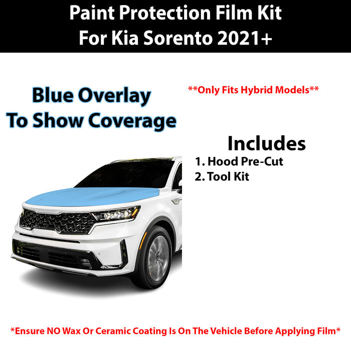 Fits Kia Sorento Hybrid 2021+ Precut Premium Paint Protection Film Clear Bra PPF Decal Film Kit Cover - Bogar Tech Designs