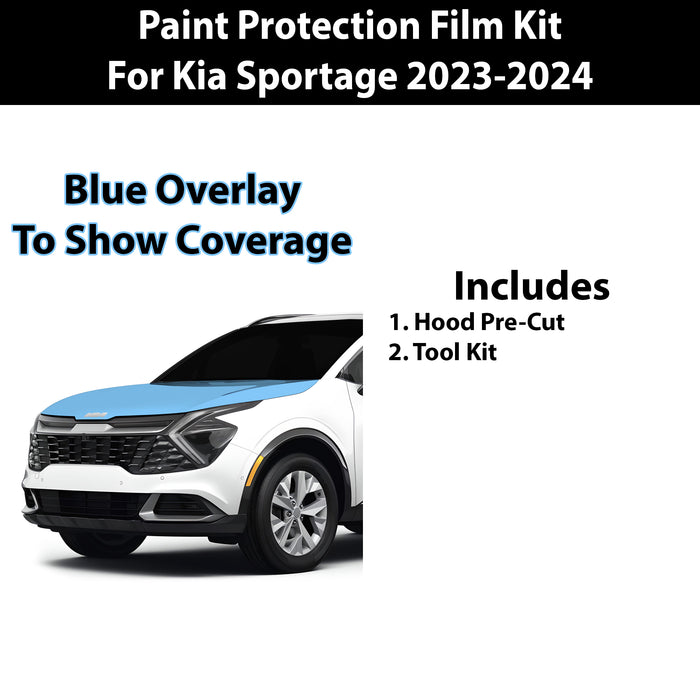 Precut Premium Paint Protection Film Clear Bra PPF Decal Film Kit Cover Fits Kia Sportage 2023 - 2024 - Bogar Tech Designs