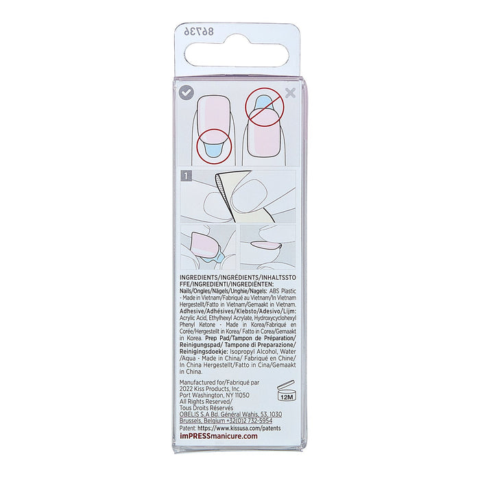 Kiss imPRESS Color Press-On Manicure 30 Nails - ikatehouse