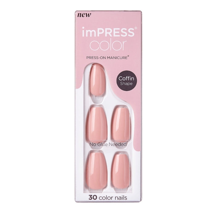 Kiss imPRESS Color Press-On Manicure 30 Nails - ikatehouse