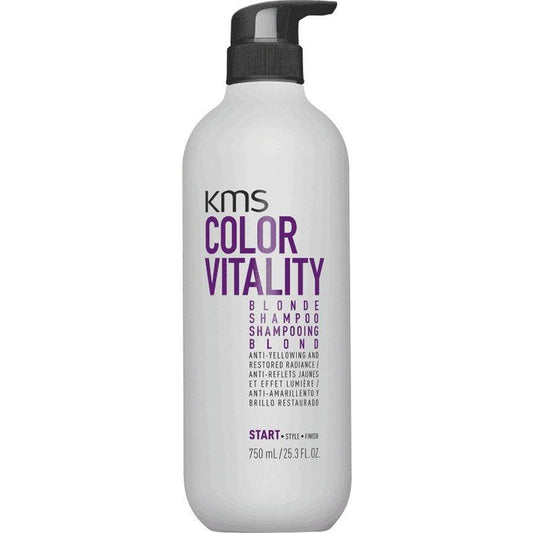 KMS ColorVitality Blonde Shampoo 750ml/25.3oz - KMS | Available at Studio 360 Salon, Chatham, NJ