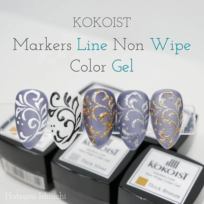 KOKOIST ML-03 Markers Line Non Wipe Color Gel - Thick Gold