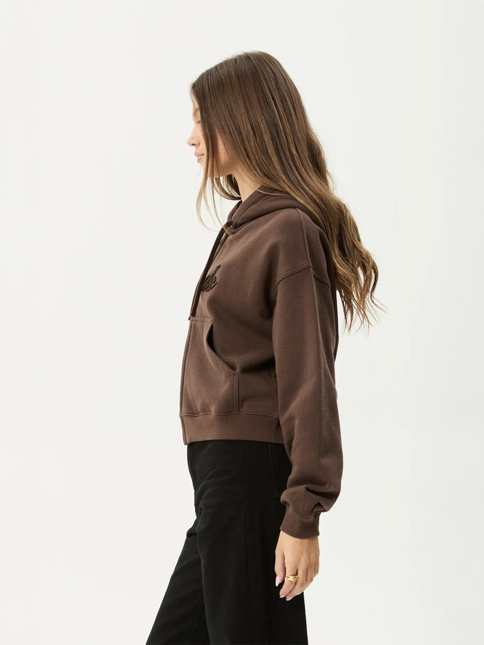 Kourt - Recycled Zip Hood | Coffee-Image 2