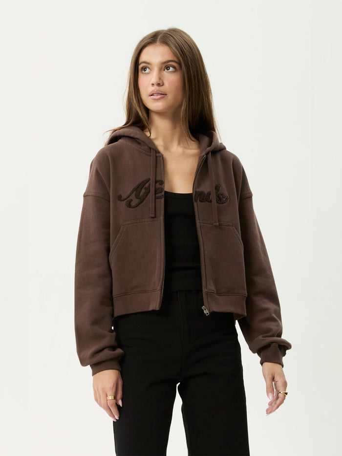 Kourt - Recycled Zip Hood | Coffee-Image 4
