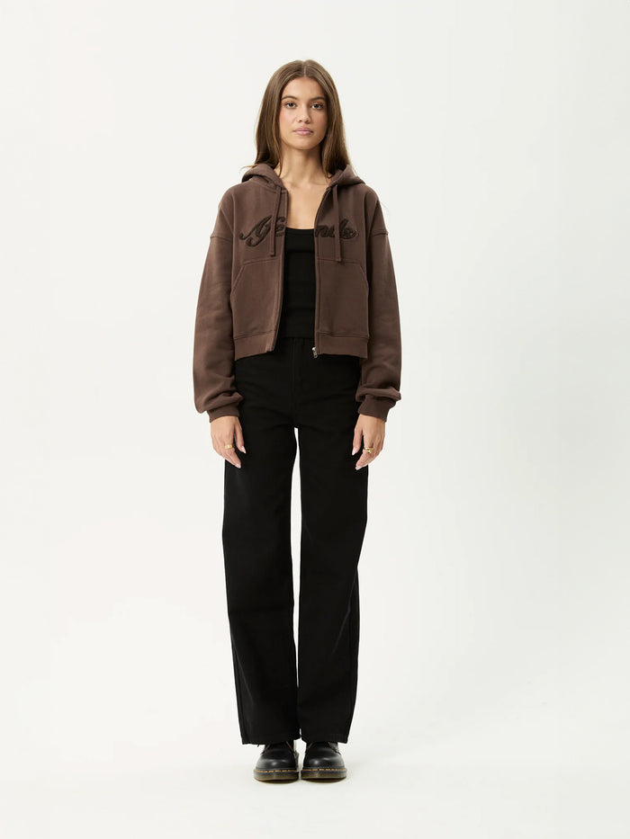 Kourt - Recycled Zip Hood | Coffee-Image 5