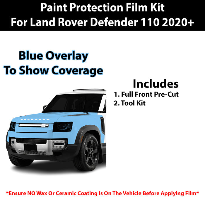 Fits Land Rover Defender 110 2020+ Precut Premium Paint Protection Film Clear Bra PPF Decal Film Kit Cover - Bogar Tech Designs