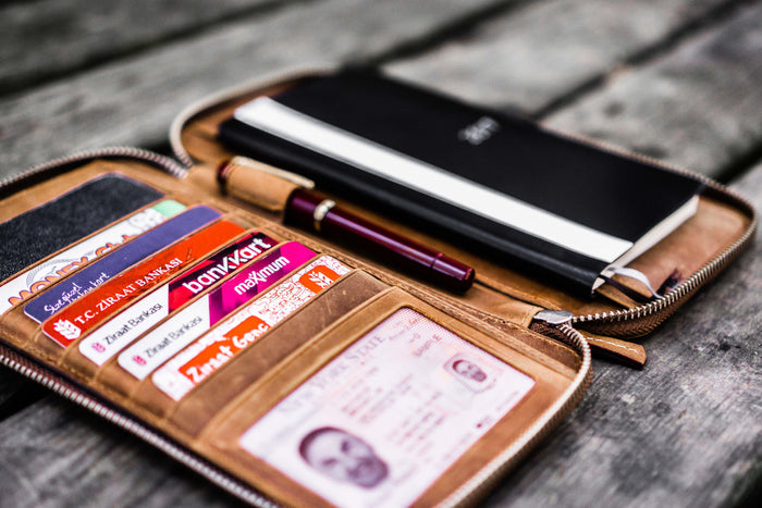 Leather Zippered Hobonichi Weeks Mega Cover - Crazy Horse Brown
