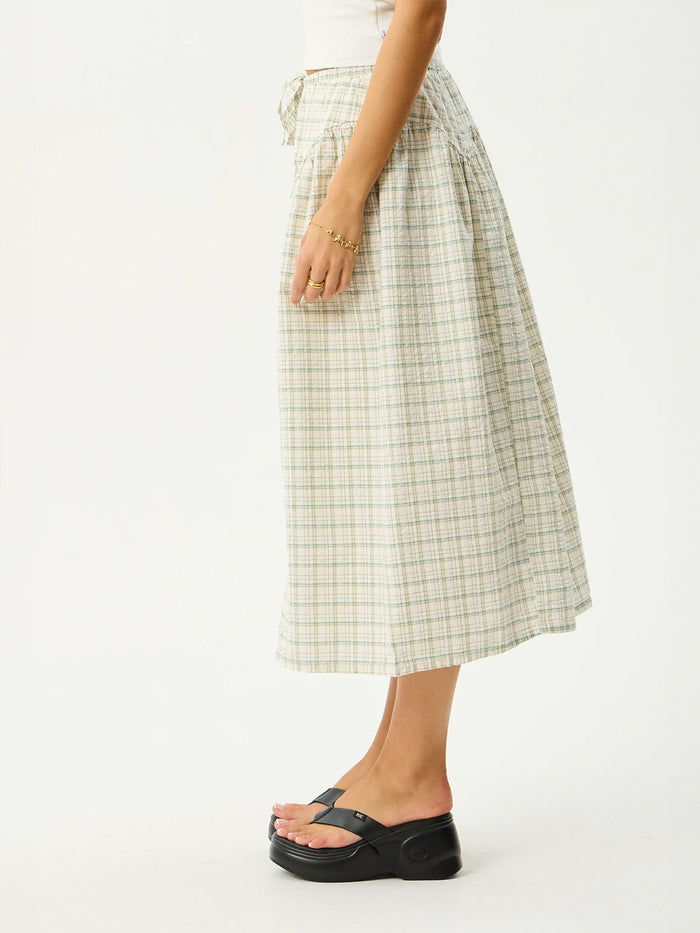 Legacy - Recycled Check Midi Skirt | Boa Check-Image 3