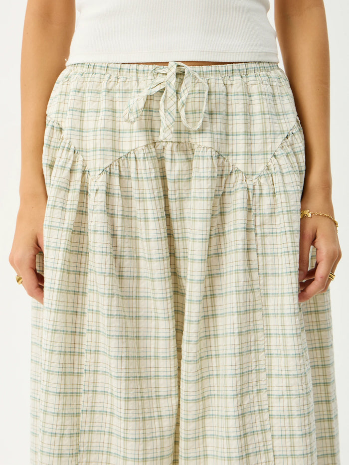 Legacy - Recycled Check Midi Skirt | Boa Check-Image 5